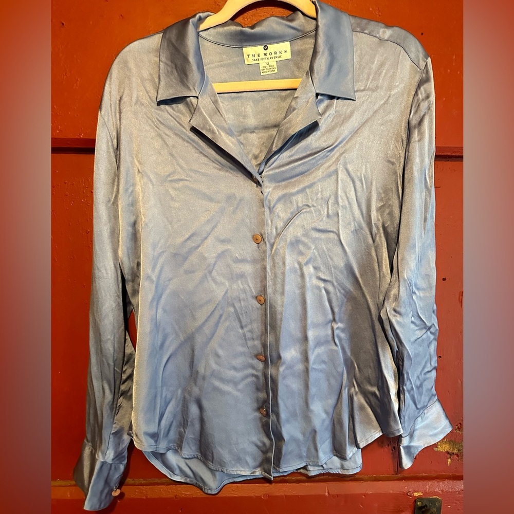 Vintage 100% silk blouse